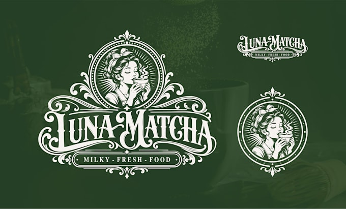 design premium retro vintage logo design