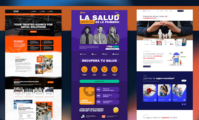 design and develop a modern and responsive website