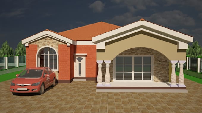 create 2d floor plans,design and render 3d exterior quickly