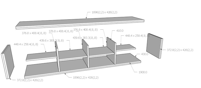 make autocad 3d furniture design, sketch and create cutting list
