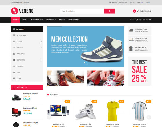 setup wordpress, woocommerce theme exactly like demo