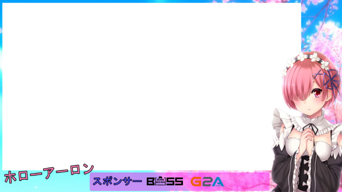 Make you a lovely anime overlay by Hollowaaron | Fiverr
