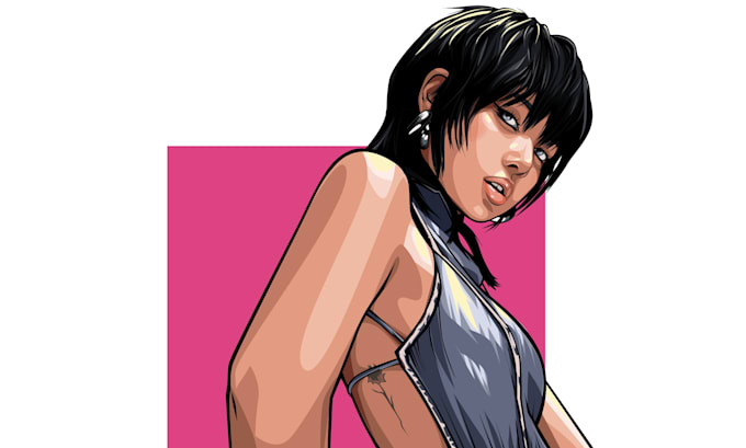 make a face into vector cartoon portrait