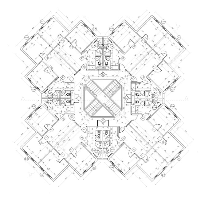 design and draft architectural floorplans and 2d drawings
