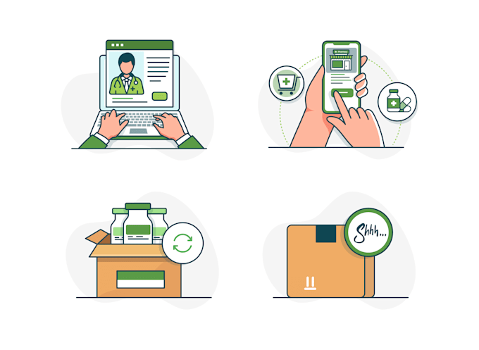 design amazing vector flat icons for website