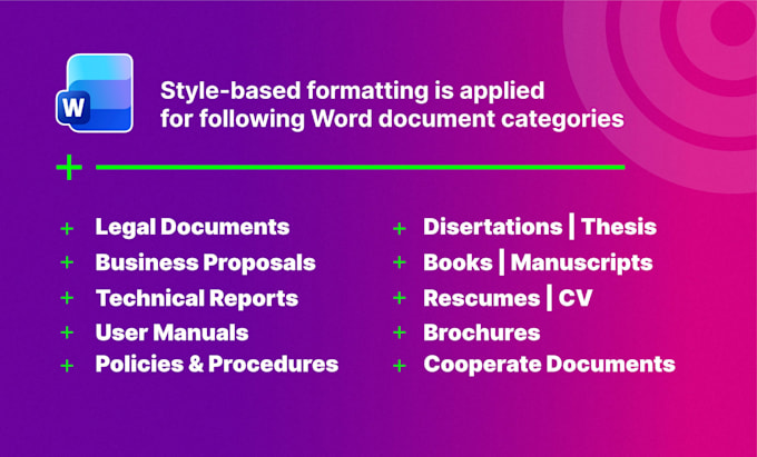 format your word documents using style based formatting