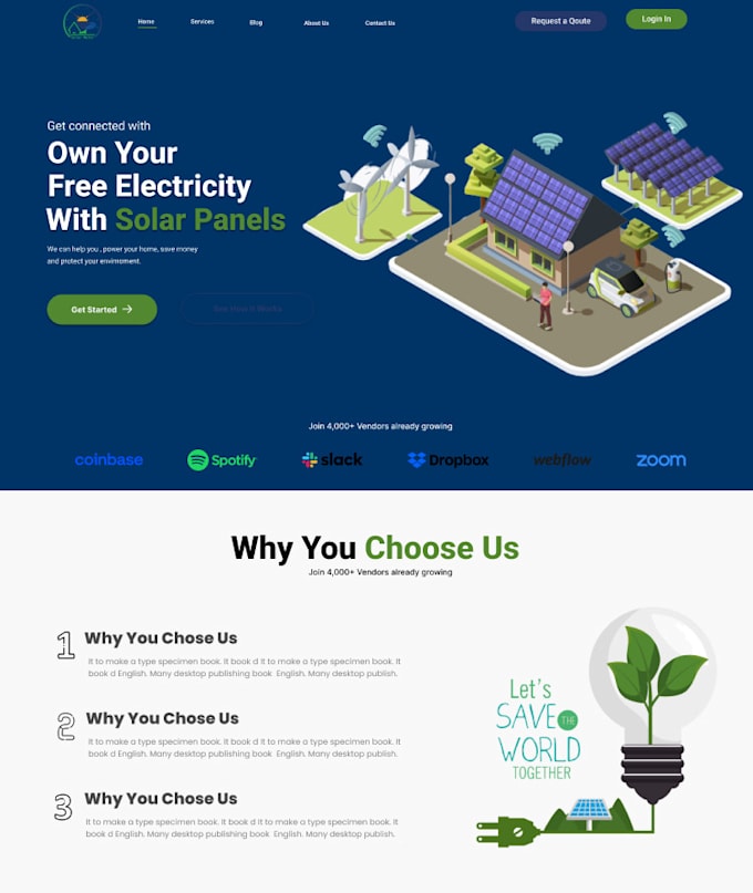 design and develop your website
