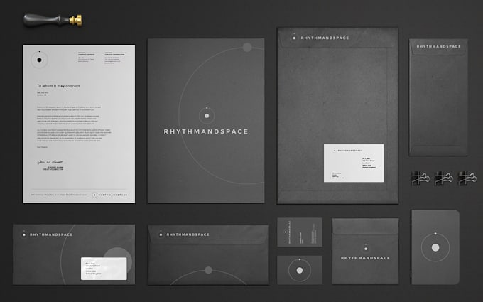 create top design business card or stationary