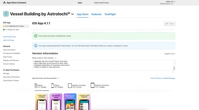 publish your ios app to test flight or app store