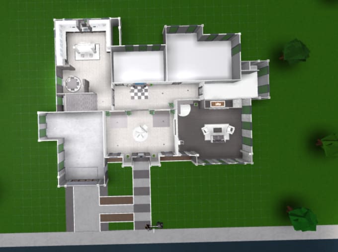 family home bloxburg layout