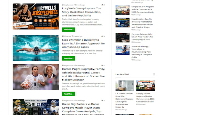 do guest posts on high quality sports sites