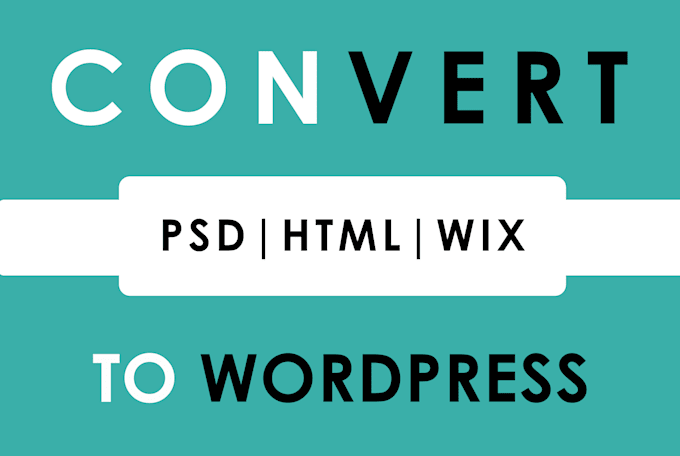 convert clone psd, figma, wix to wordpress