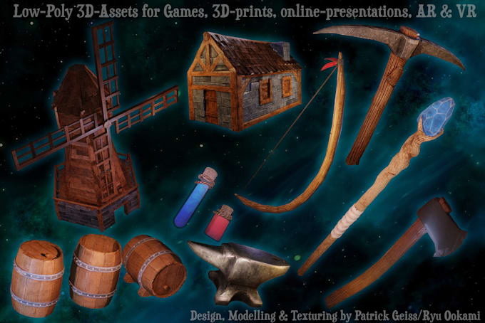 design and model your game assets