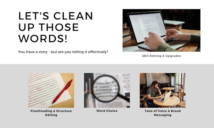 edit your copy content for grammar, flow, and readability