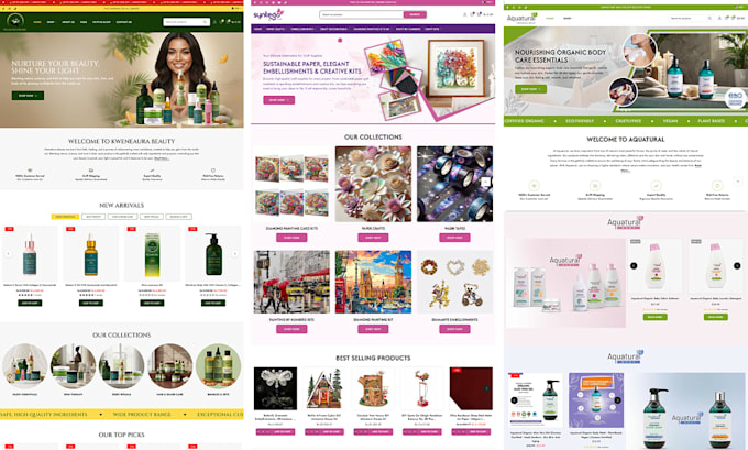 design a professional shopify store and website