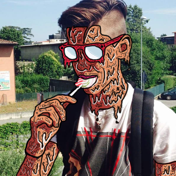 create a professional grime art with photoshop
