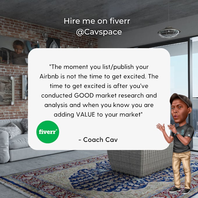 provide a detailed airbnb market analysis and live recorded feedback