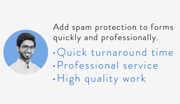 add spam protection to wordpress contact form quickly