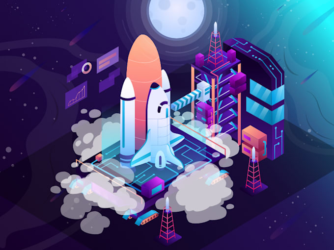 create vector illustration for app, website, social media