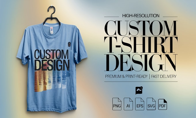 do custom on demand t shirt design