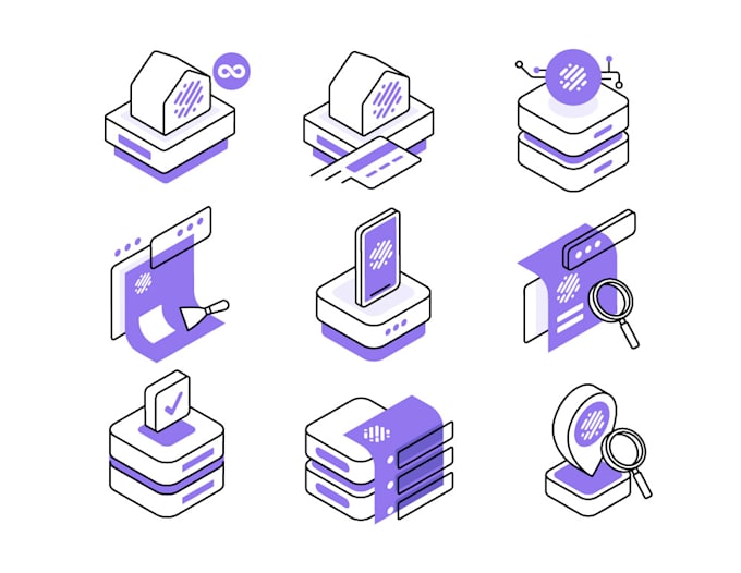 create illustrated logo or icon for you