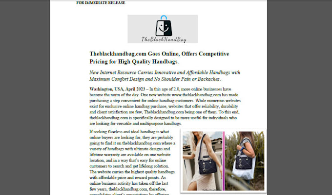 be press release writer doing press release writing for you