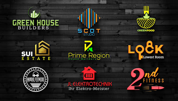 design flat minimal logo