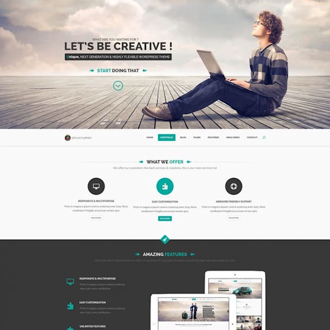 do wordpress websites for coaches, trainers, and consultants, responsive design