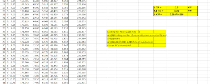 work in microsoft excel