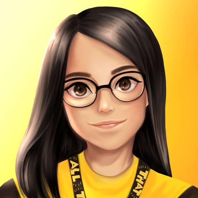 Draw you in my anime semi realism style by Lidyariani Fiverr