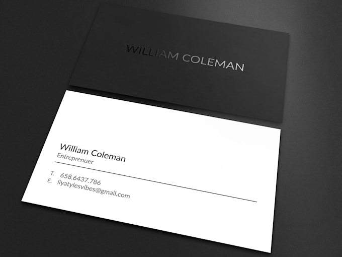 design minimalist business card design