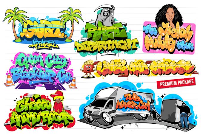 create a professional and legible graffiti lettering