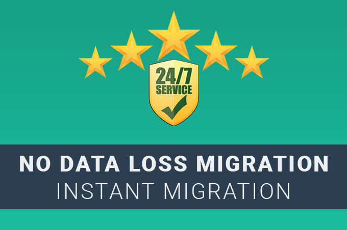 migrate website from one host to another in 24h