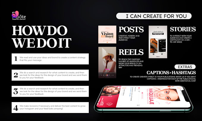 design and edit creative instagram content and posts