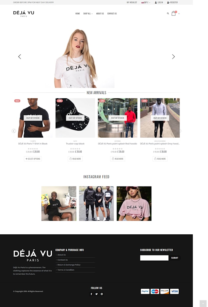 create your ecommerce website