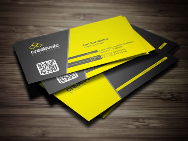 create modern business card within a day