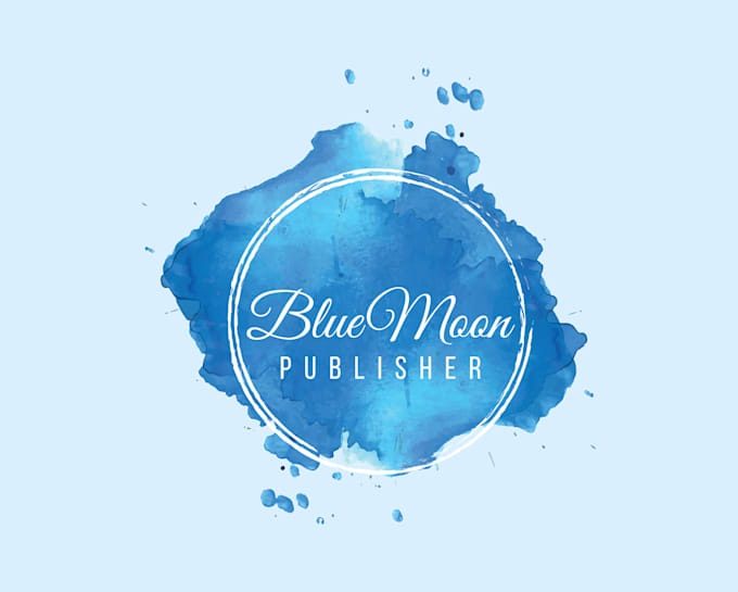create an elegant high quality feminine watercolor logo