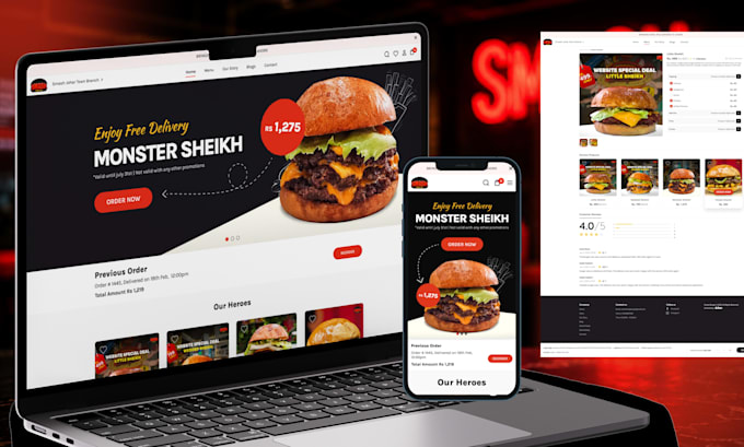 do modern figma website UI UX design