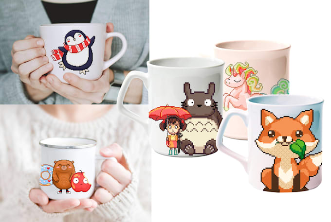 Create printable pixel art illustration by Moonwnk | Fiverr