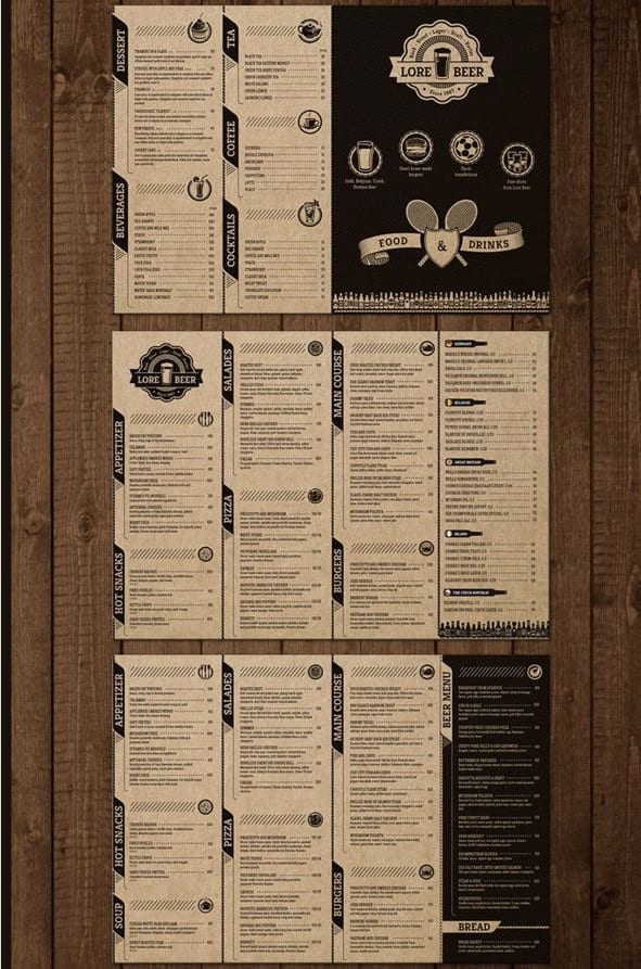 design poster, banner or menu