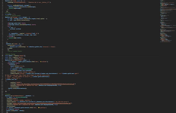 expert discord bot coding