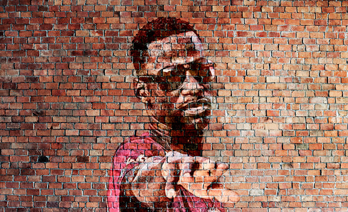 Create A Cool Brick Wall Graffiti Of Your Portrait Photo By Creative Hq