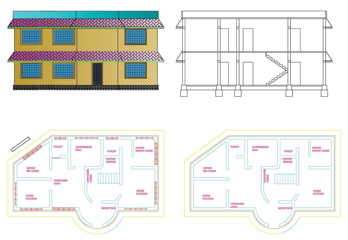 design your architectural floor plan using autocad