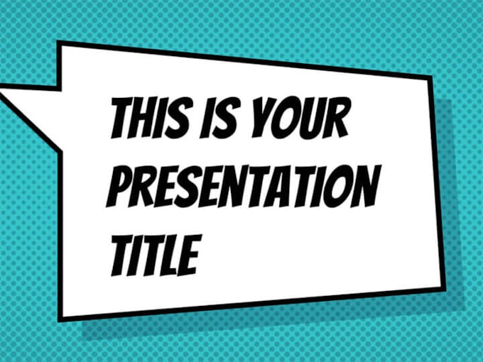 make you presentation in power point