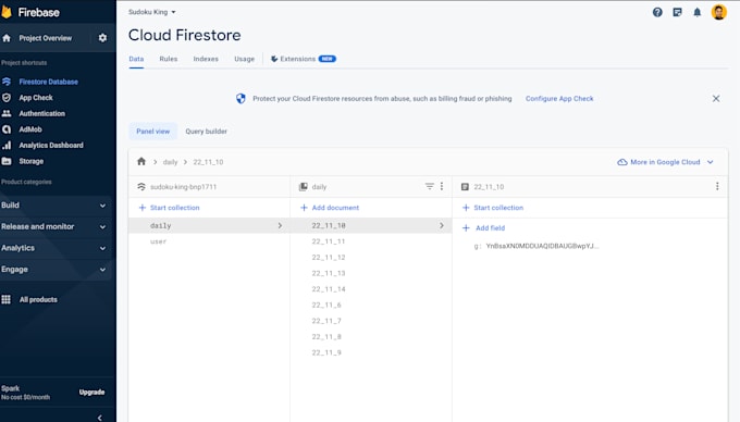 develop ios app for iphone with firebase and swift