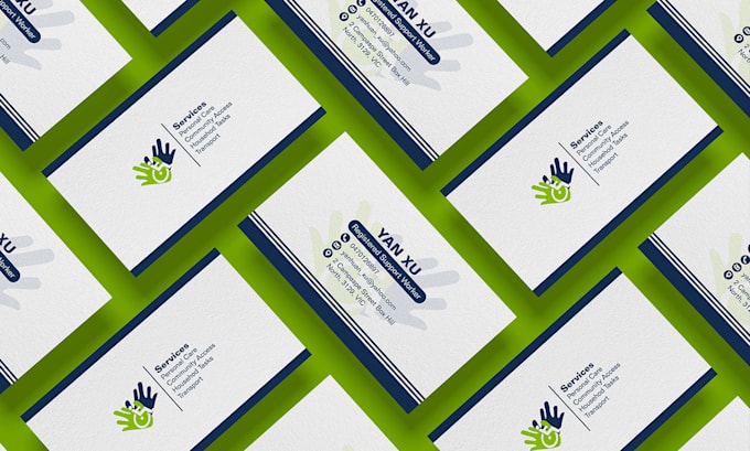 design a professional business card, postcard, thank you card