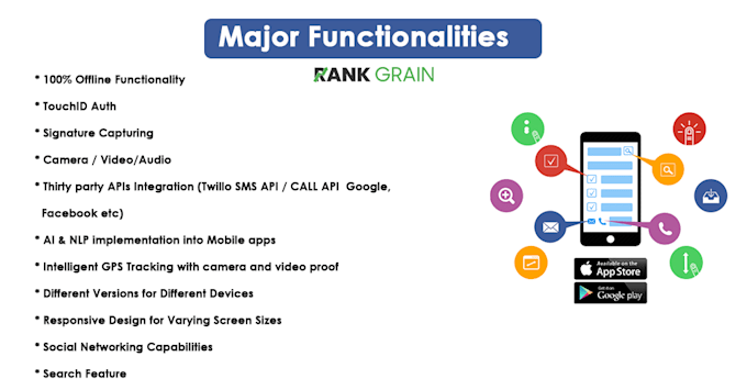 design and develop your android and ios application