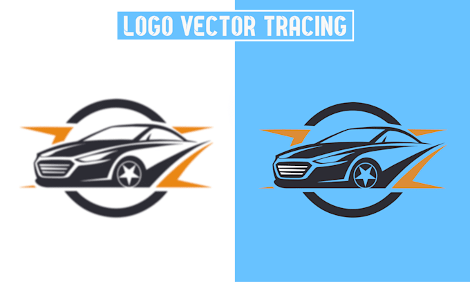 do manual vector tracing, vectorise logo, redraw, recreate in adobe illustrator