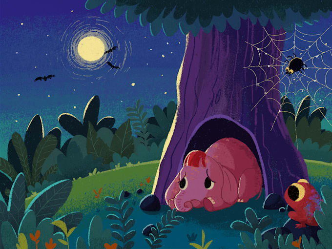create children book illustrations for you