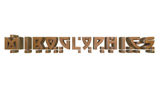do 2d logo to 3d and rendering